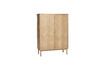 Miniature Armoire en placage de chêne clair Herringbone taille M 1