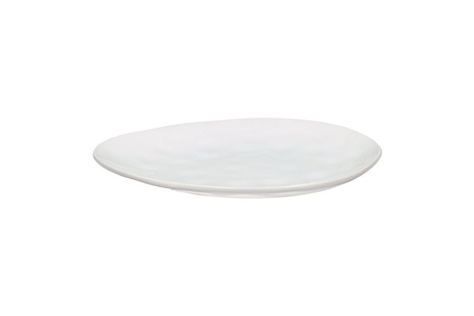 Assiette à pain en porcelaine blanche Porcelino White Pomax