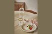 Miniature Assiette creuse en porcelaine beige foncé Biscotti 2