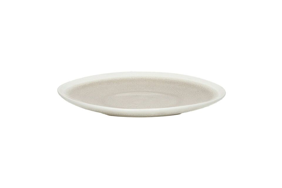 Assiette en porcelaine beige foncé Biscotti Pomax