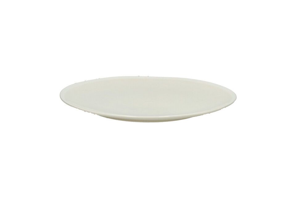 Assiette plate en porcelaine beige Biscotti Pomax