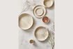 Miniature Assiette plate en porcelaine beige Nougat 5