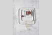 Miniature Assiette plate en porcelaine blanche D27 3