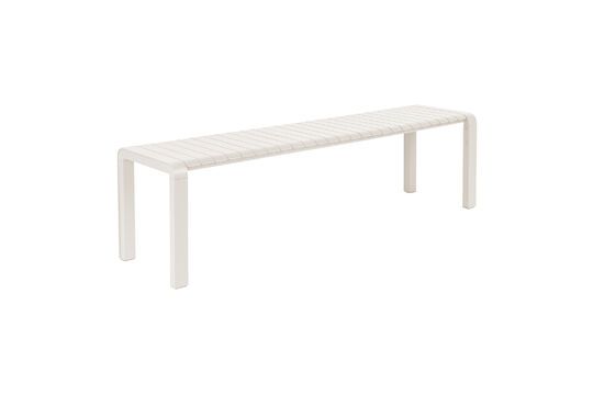 Banc en aluminum blanc Vondel