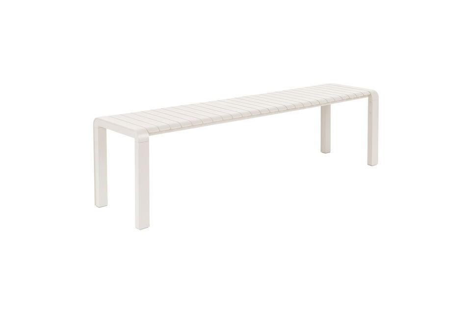 Banc en aluminum blanc Vondel Zuiver