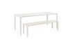 Miniature Banc en aluminum blanc Vondel 6