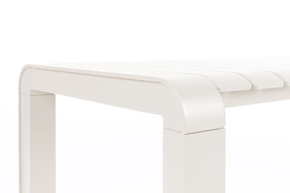 Banc en aluminum blanc Vondel - 8