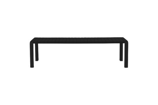 Banc en aluminum noir Vondel