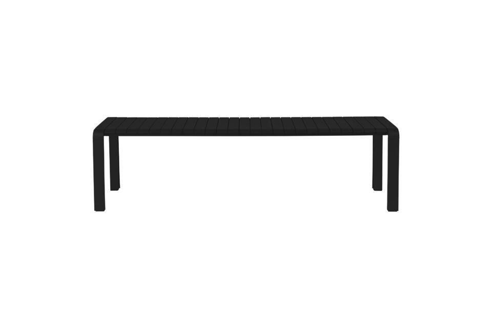 Banc en aluminum noir Vondel Zuiver