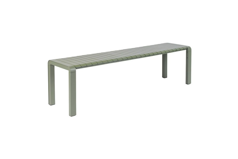 Banc en aluminum vert Vondel Zuiver