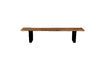 Miniature Banc en bois brun Aka 1