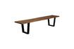 Miniature Banc en bois brun Aka 7