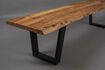 Miniature Banc en bois brun Aka 4