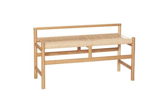 Banc en bois de chêne clair Heritage