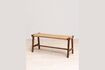 Miniature Banc en bois foncé Cuba 1