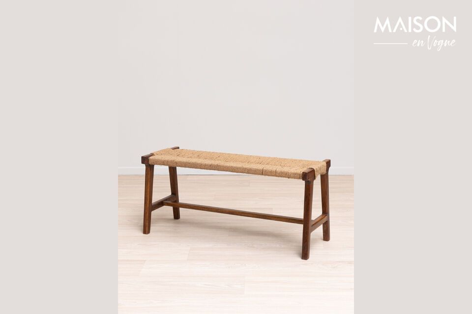 Banc en bois foncé Cuba Chehoma