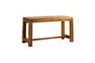 Miniature Banc en bois foncé Extensible 5