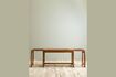 Miniature Banc en bois foncé Extensible 4