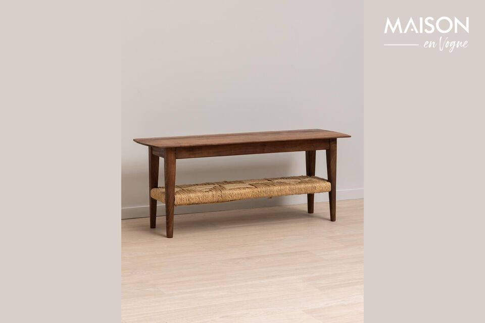 Banc en bois foncé Havana Chehoma