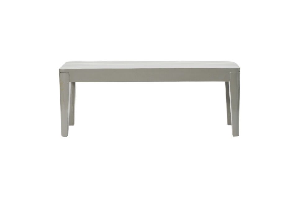 Banc en bois gris Molon House Doctor