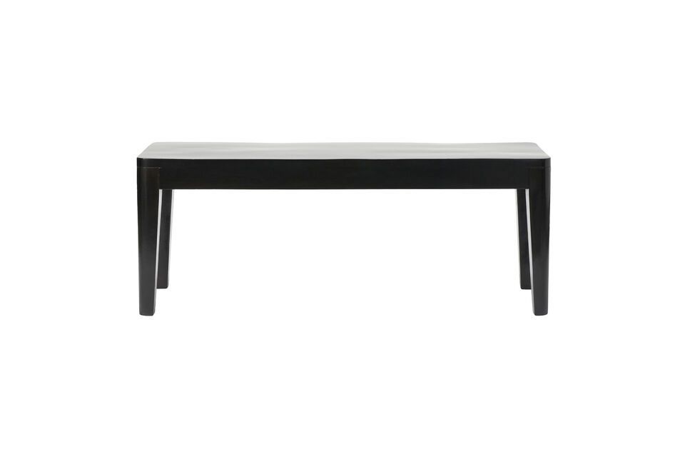 Banc en bois noir Molon House Doctor