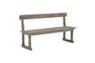 Miniature Banc en pin recyclé beige Portland 1