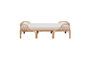 Miniature Banc en rotin beige Origan Détouré