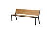 Miniature Banc en teck beige Contemporaine 3