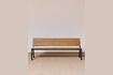 Miniature Banc en teck beige Contemporaine 2