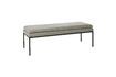 Miniature Banc en tissu gris Gallet 1