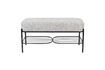 Miniature Banc en tissu gris Milou 1