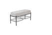 Miniature Banc en tissu gris Milou 5