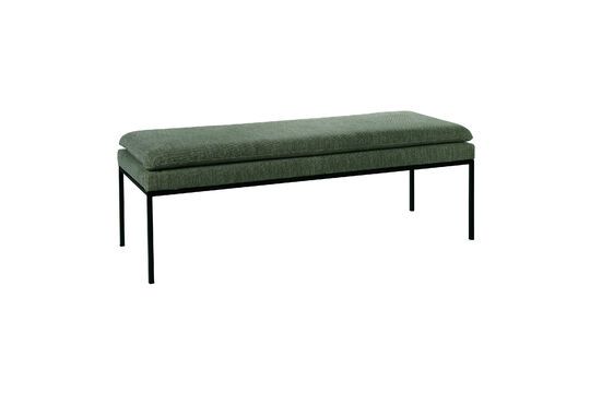 Banc en tissu vert foncé Gallet Détouré