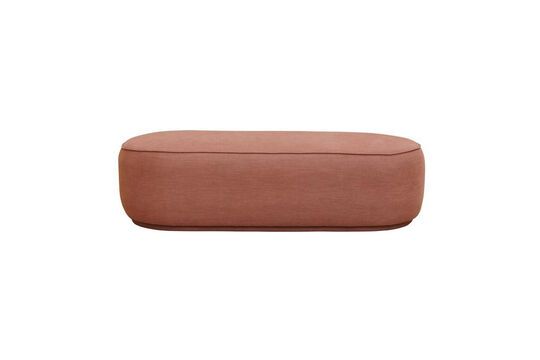 Banquette en tissu rose Marsala Détouré