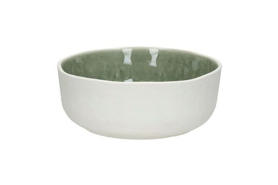 Bol à soupe en porcelaine blanc et vert pâle Spiro Détouré