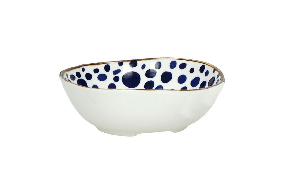 Bol à soupe en porcelaine bleue Anafi Pomax