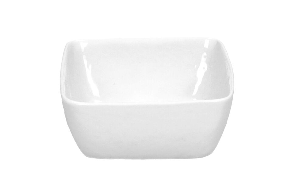 Bol carré en porcelaine blanche L12 Pomax