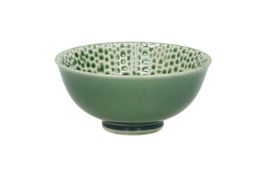 Bol en porcelaine vert Lotus Détouré