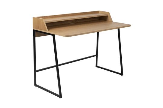 Bureau en bois brun Giorgio Détouré