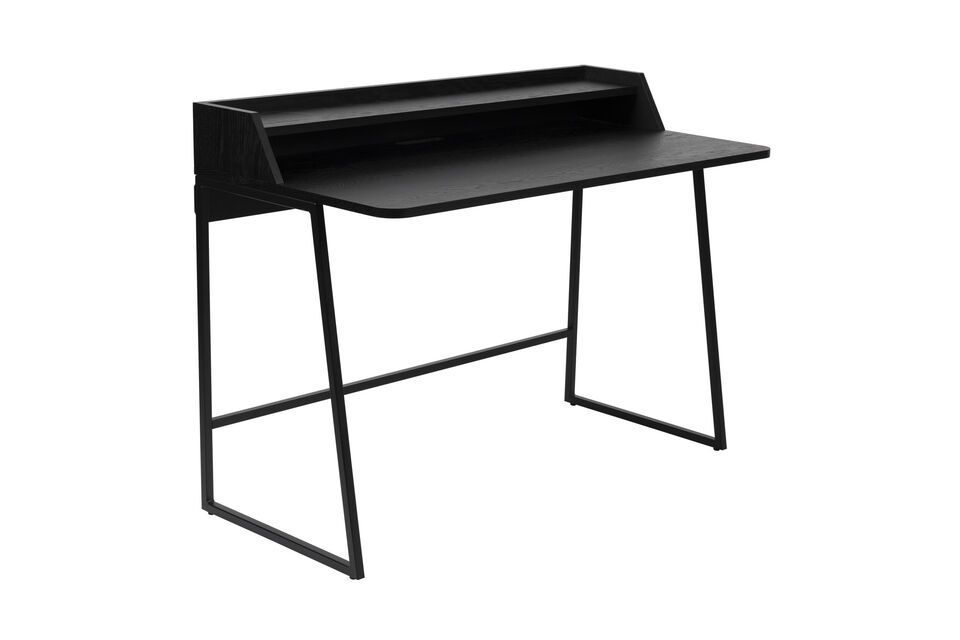 Bureau en bois noir Giorgio White Label