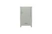 Miniature Cabinet en bois gris clair Gijs 1