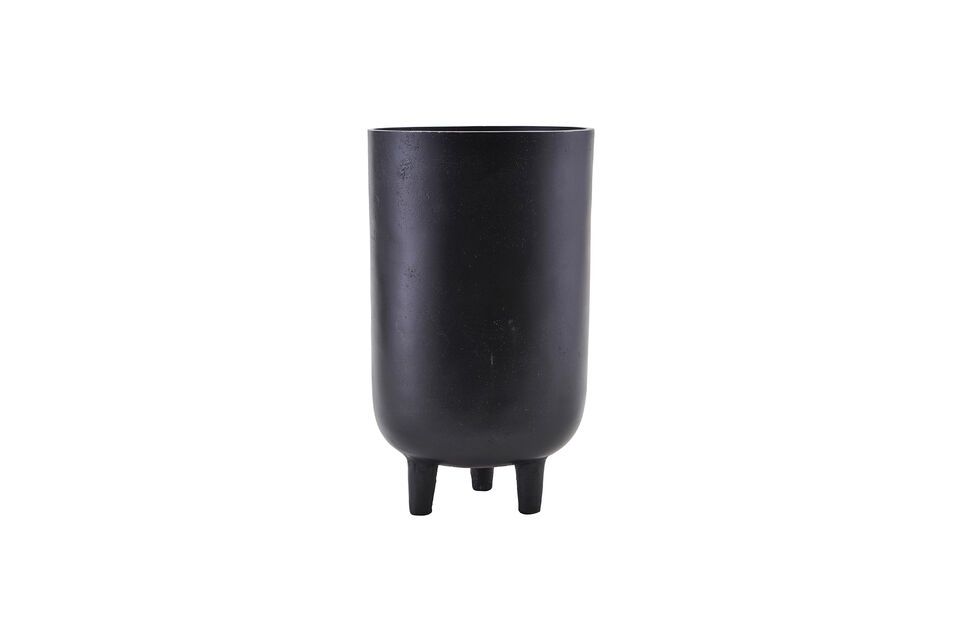 Cache-pot en aluminium noir Jang House Doctor