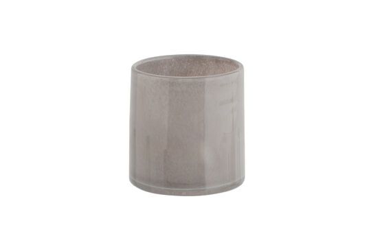 Cache-pot en verre gris H12 Glower Détouré