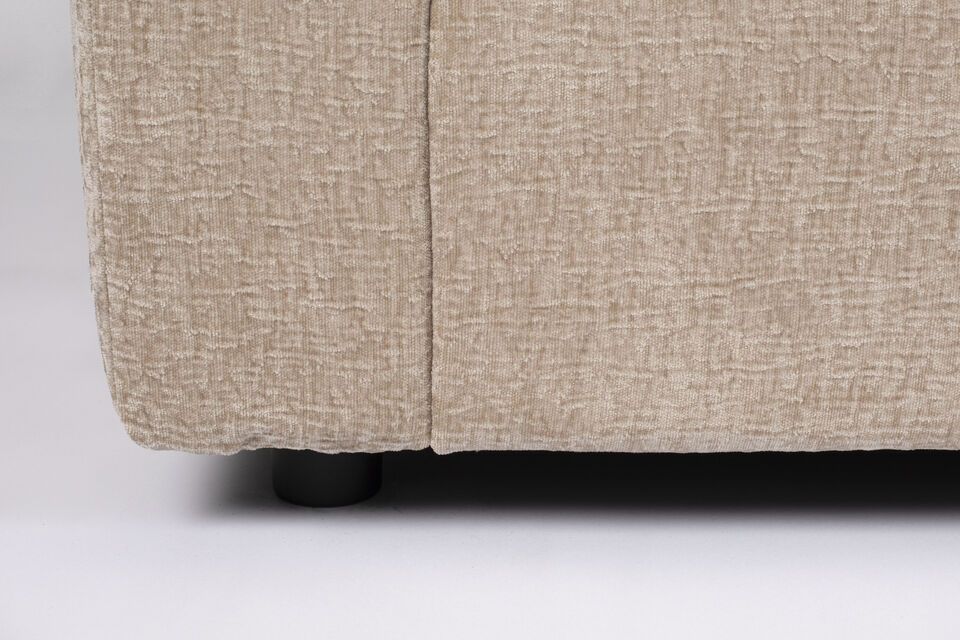 Canapé 3 places en tissu beige Sense - 8