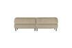 Miniature Canapé 4 places en velours beige Lloyd 4