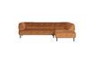 Miniature Canapé d'angle droit en velours cinnamon Lloyd 2