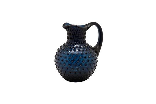 Carafe en verre bleu nuit Diamant