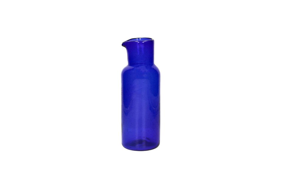 Carafe en verre bleu Vico Pomax