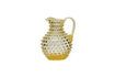 Miniature Carafe en verre jaune Diamant 2