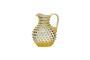 Miniature Carafe en verre jaune Diamant Détouré